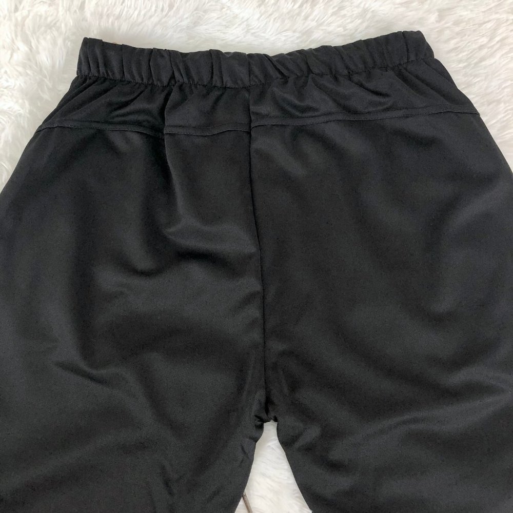 Black & White Sporty Mid-Rise Joggers Pants L/XL - Picture 7 of 13